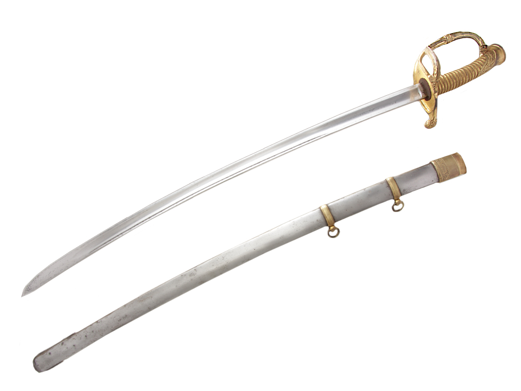 3.Золотая сабля За храбрость, сабля пехотная офицерская обр. 1855 г..jpg
