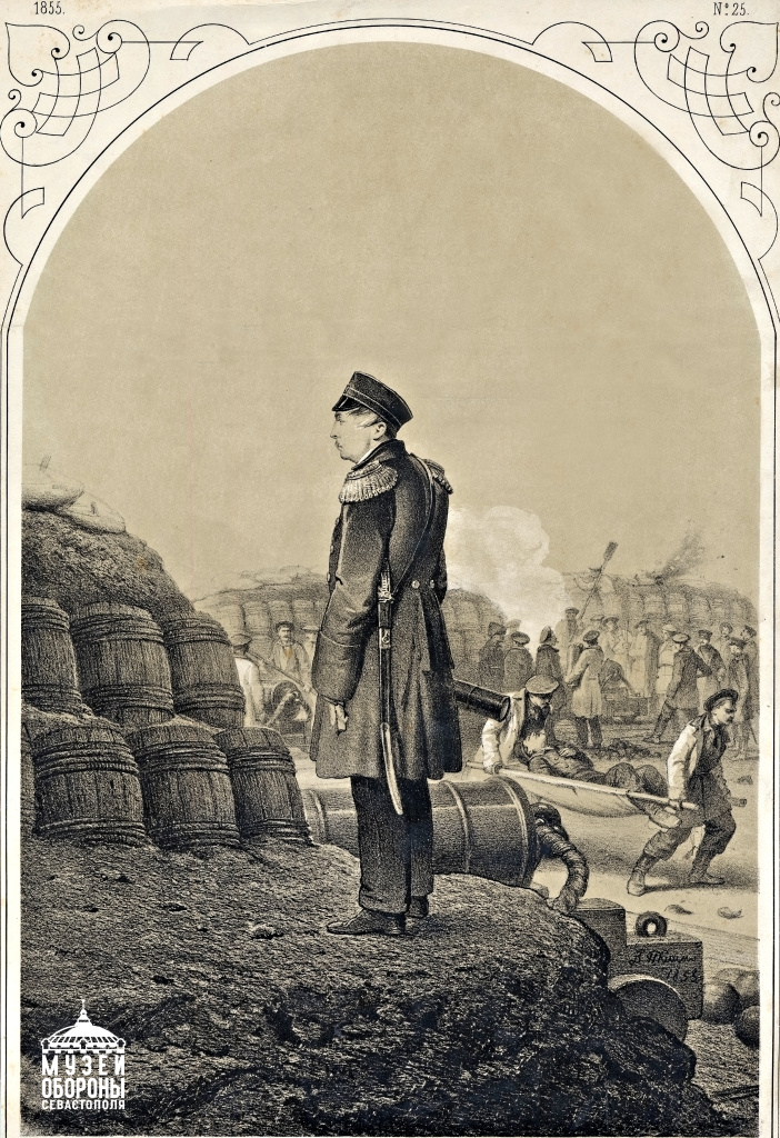 1. Адмирал П.С. Нахимов на бастионе..jpg