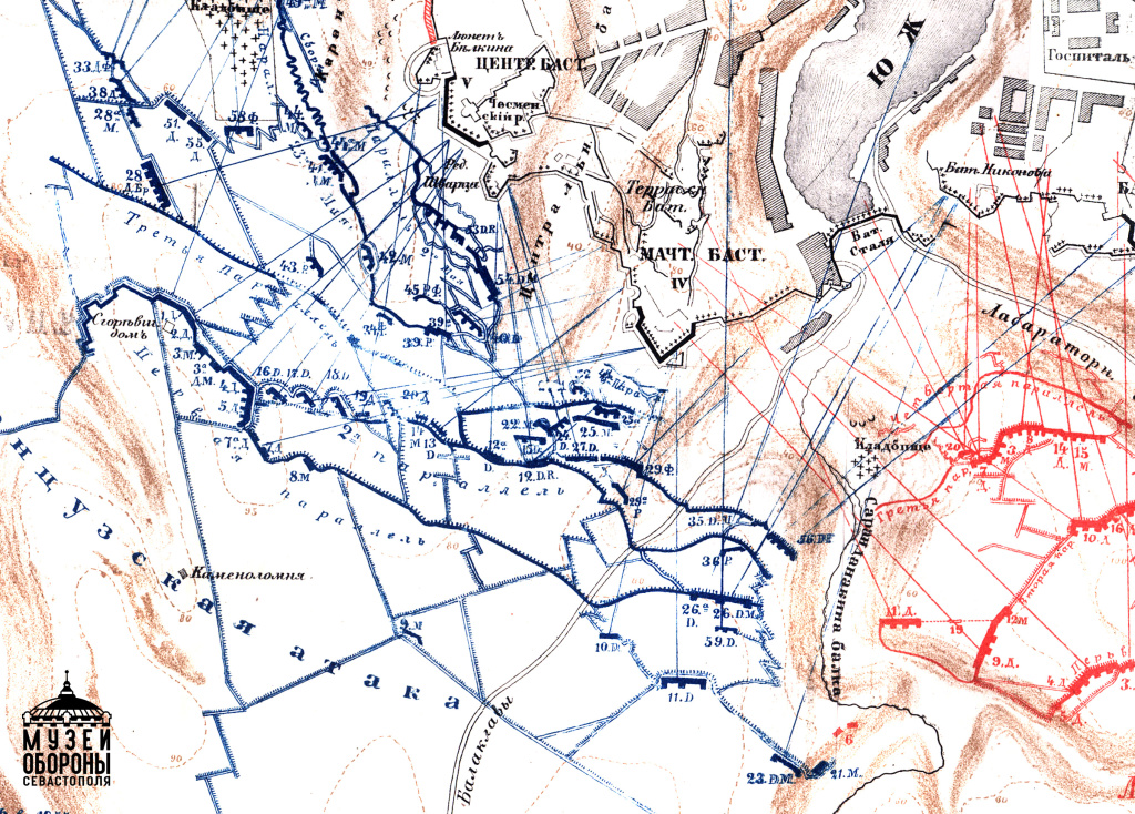 2 Карта осады Севастополя 1854-56 от капитана Вейгельта.jpg